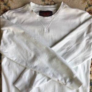 Vans Pullover Crewneck Icy Blue White Sweatshirt